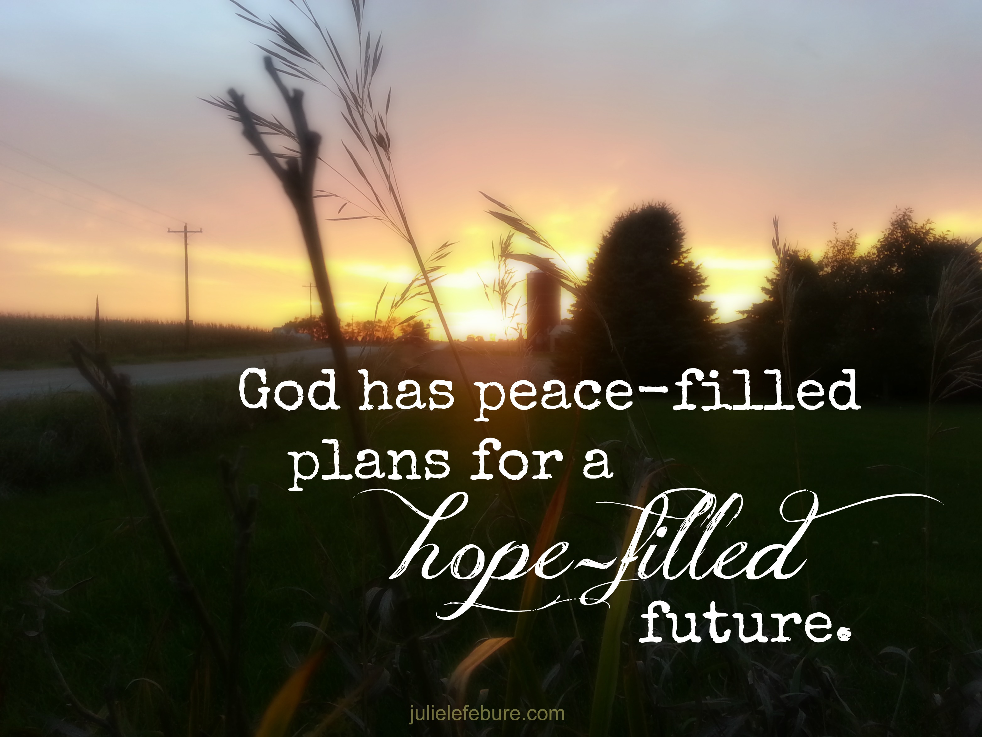 Peace-filled Plans For A Hope-filled Future - Part 2 ...