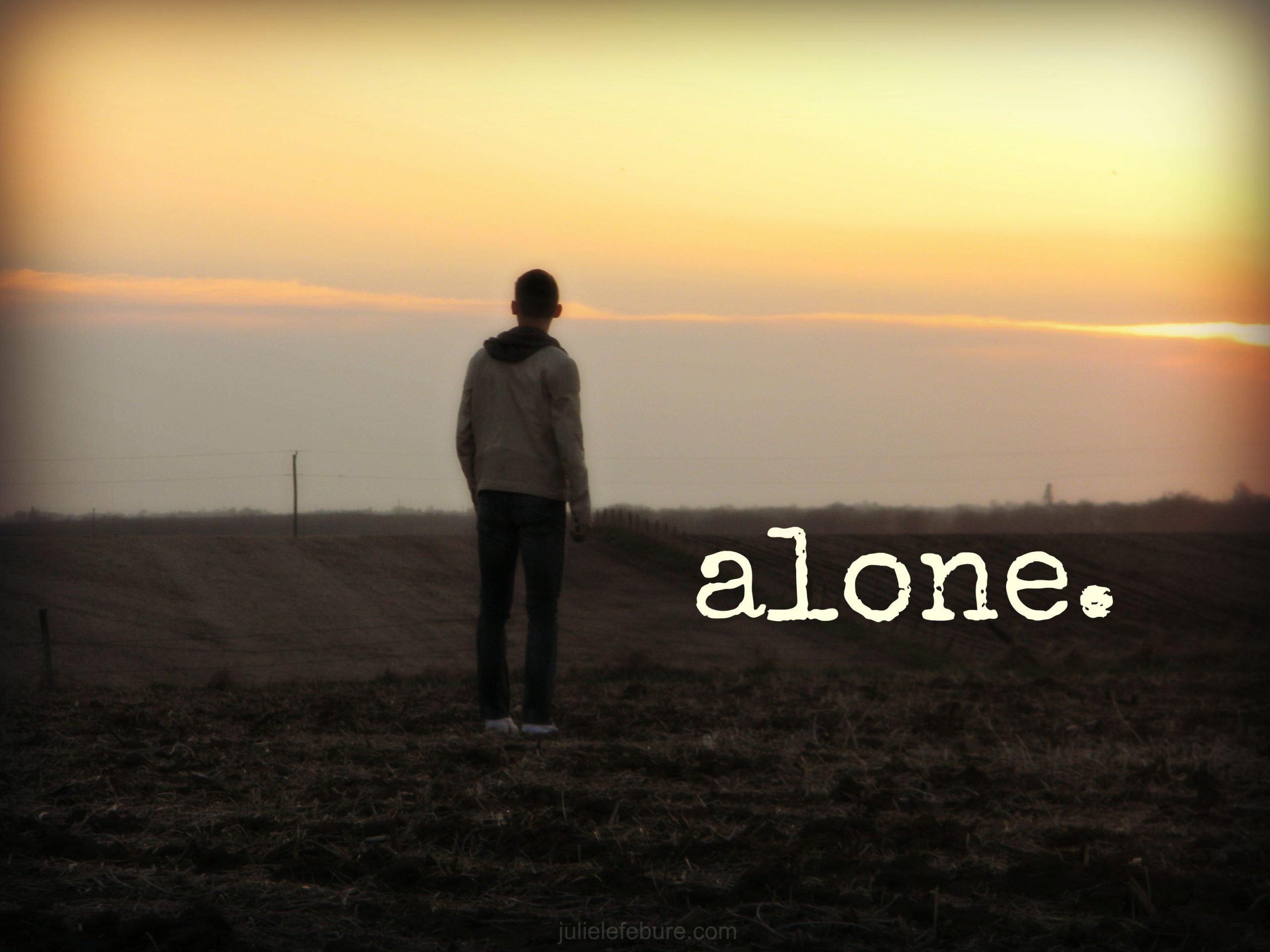 Five Minute Friday – Alone