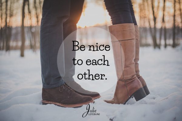 Be Nice To Each Other - Julie Lefebure